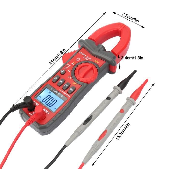 COC-7842372544507-Multimètre Digital Multimeter, Auto Digital Clamp ...
