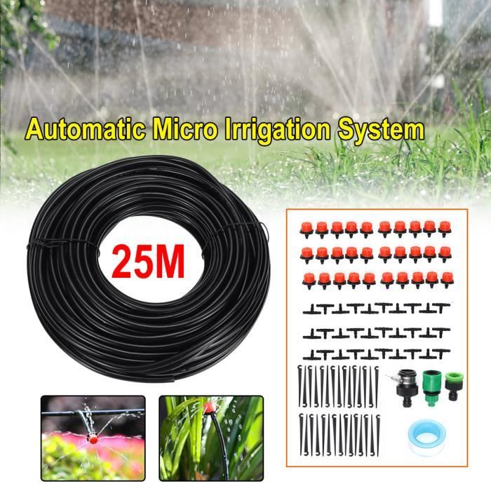 25 M Eau Irrigation Kit Micro-Arrosage Système Automatique Plant Jardin Outil 25 M Eau Irrigation Kit Micro-Arrosage Système Automatique Plant Jardin Outil