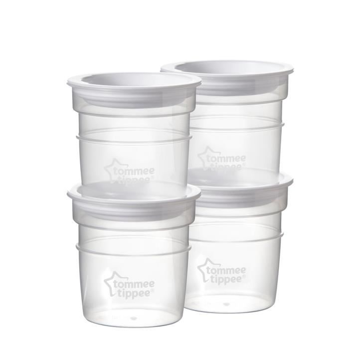 TOMMEE TIPPEE Pot de Stockage x4