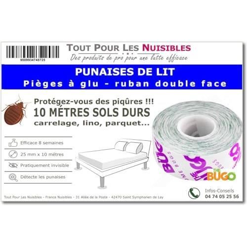 Pièges à glu - Ruban adhésif Double Face - Sol Durs - The BUGO