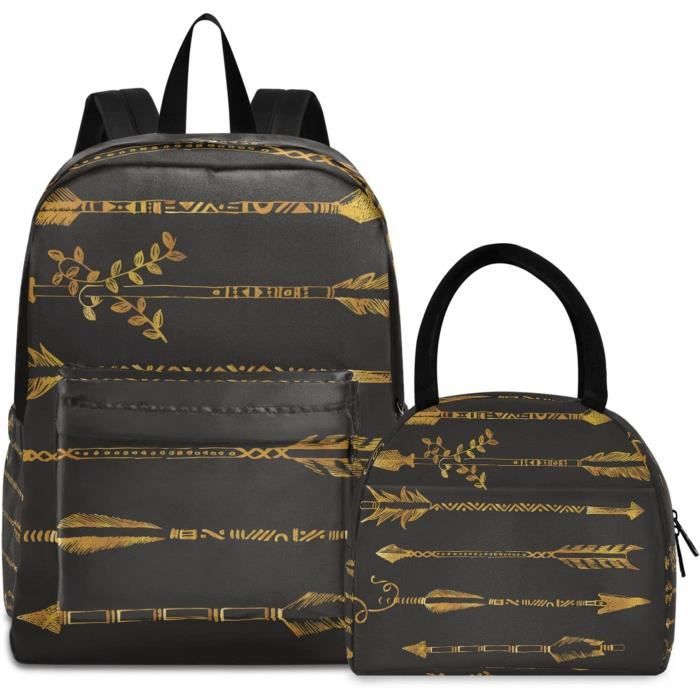 Wnbucioht Sac à Dos 3 En 1 Enfants Garçons - Cartable + Sac Déjeuner Isotherme + Trousse Rugby Football