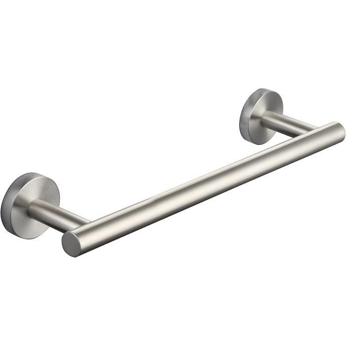 Barre à Serviette Vintage Baldwin Alsace 24 Pouces - Satin Nickel, Neuve