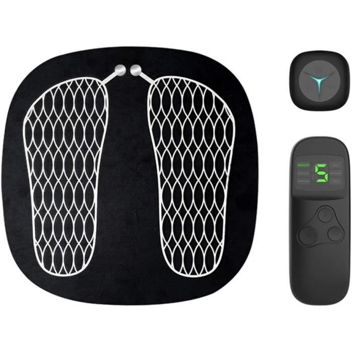 Masseur De Pieds électrique EMS - 8 Modes, 19 Intensités - Rechargeable USB - Neuf