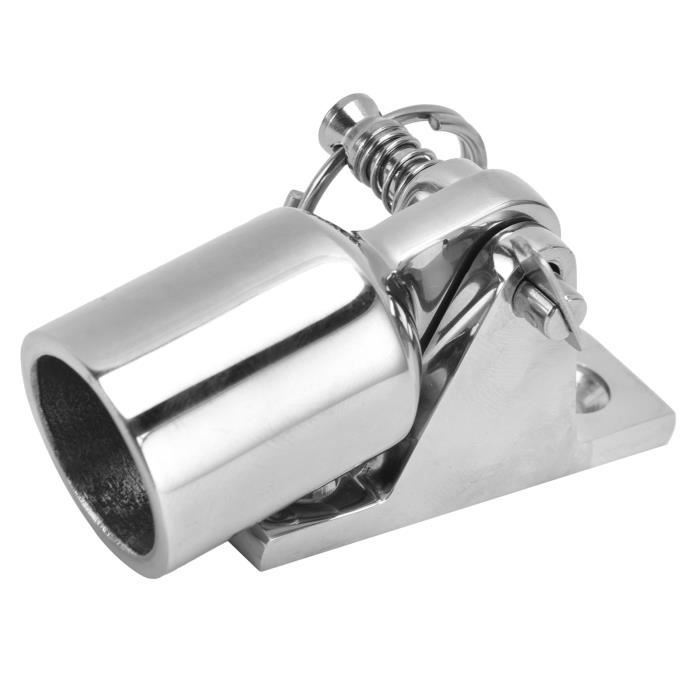 YUM Ferrure Montage Bimini Top Inox 316 avec Charnière Pont Yeux