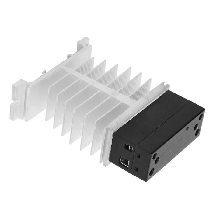 Relais Statique SSR-100DD - 100A, Entrée 3-32VDC, Sortie 5-240VDC, Pour Automatisme