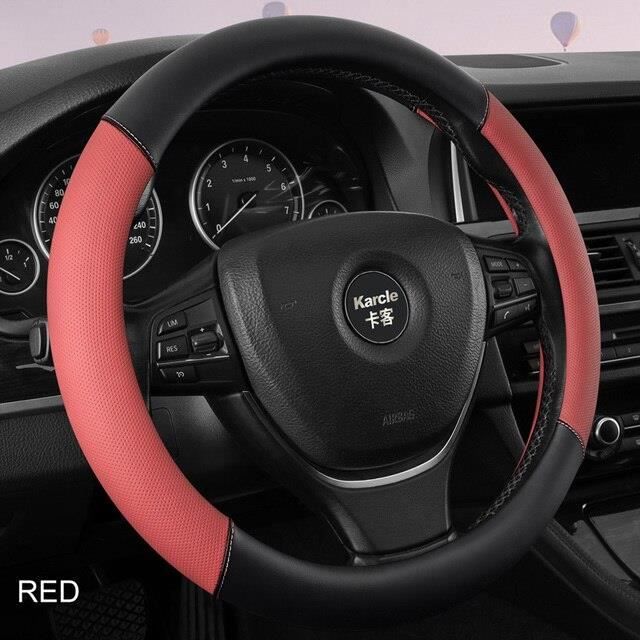 Housse De Volant En Cuir PU Pour Ford Focus Hatchback 2014-2018 – Antidérapante, Respirante, Facile à Installer