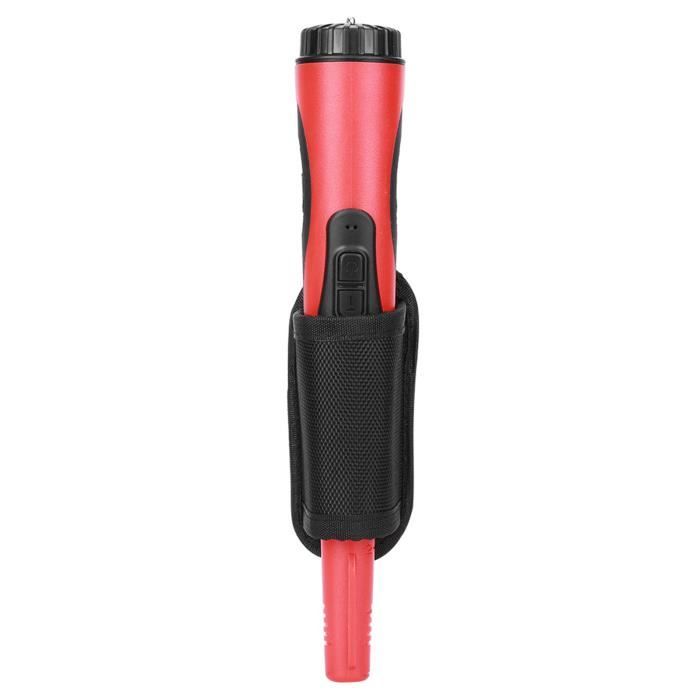 Détecteur De Métaux Portable étanche IP68 - Balayage 360°, Lampe LED, Pour Rivières Et Plages (Noir)