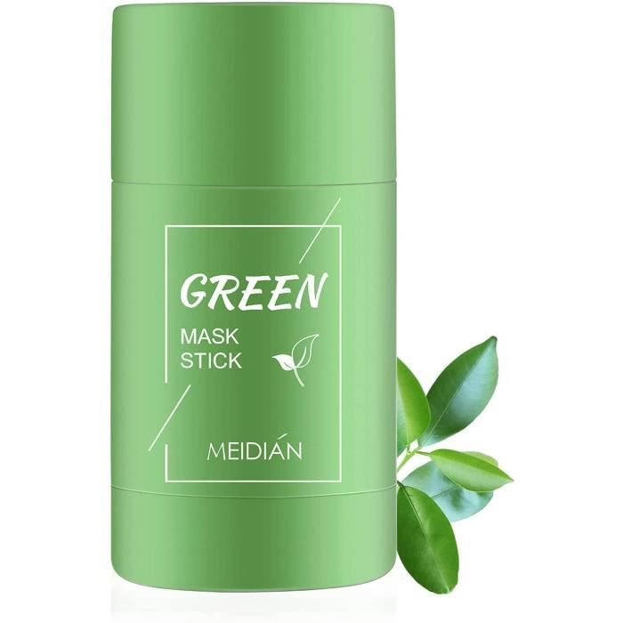 1PC Green Mask Stick, Green Tea Cleansing Mask Stick, Nettoie en