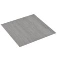 Planche de plancher PVC autoadhésif 5,11 m2 Gris pointillé-1