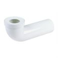 Pipe WC - NICOLL - PIPUNIC - PVC - 100mm de diamètre - 350mm de longueur-1