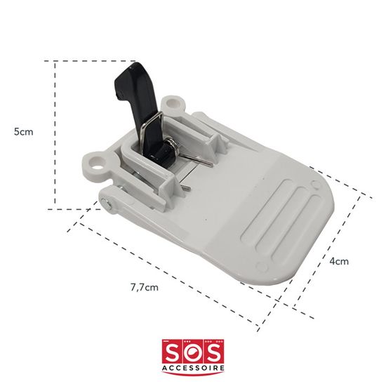 Poignée De Hublot Lave-linge Brandt Fagor Vedette - Référence 55X7095, Neuve Sous Emballage