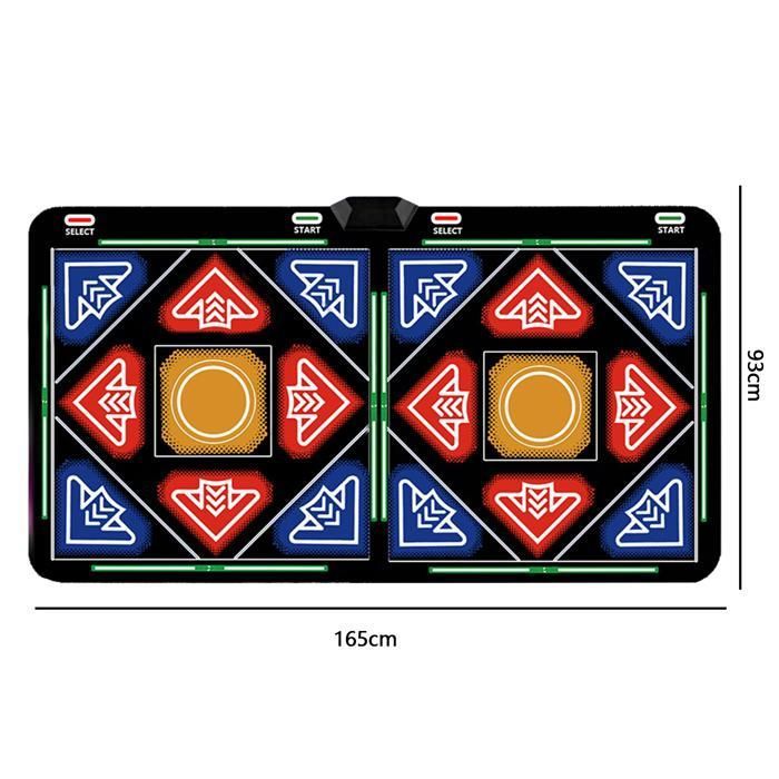 Tapis De Danse Interactif Avec 100 Musiques Intégrées, 3 Modes (MTV, Dessin Animé, 3D), 65 Jeux Sensoriels – Pour Enfants Et Adultes – Antidérapant Et Imperméable