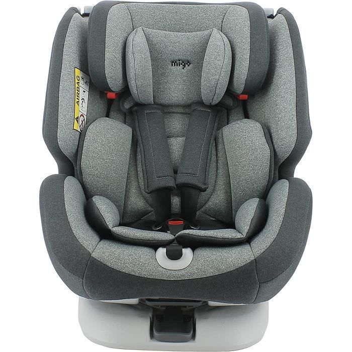 Siège auto évolutif isofix pivotant 360° groupe 0+/1/2/3 (0-36kg