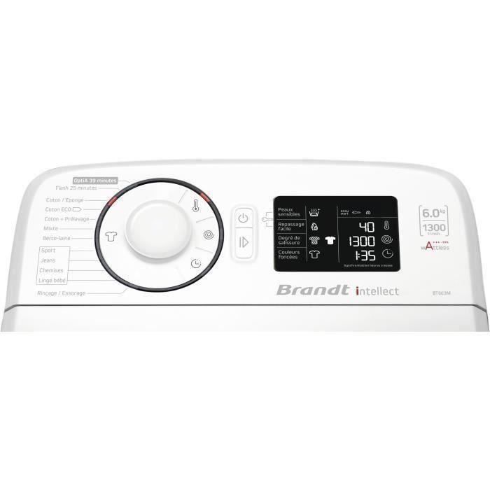  BT603M - Lave linge top - 6 kg - 1300 tours /1