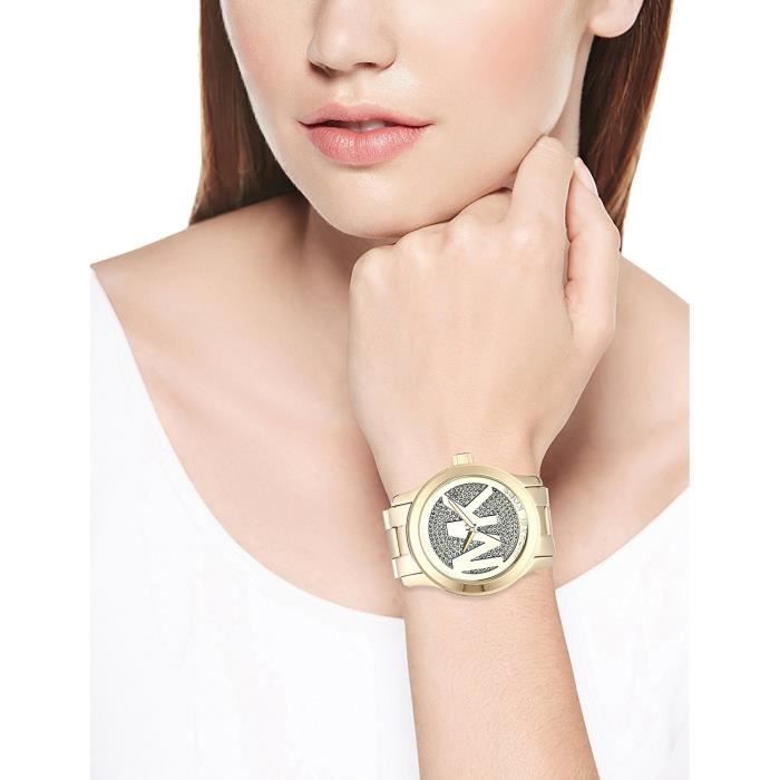 Montre Michael Kors Femme MK5706 Achat vente montre Femme Adulte Jaune Cuir Cdiscount