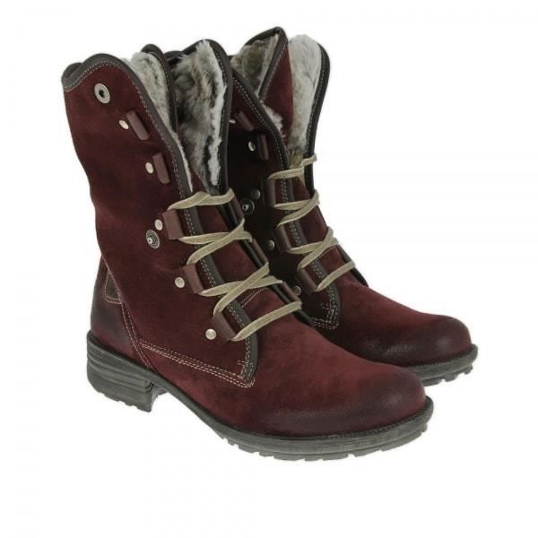 Josef Seibel Sandra 04 Bottes Sangria vin Cdiscount