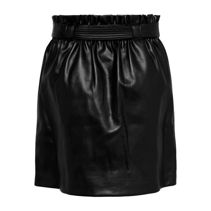 Jupe only sales simili cuir