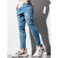 Pantalon long en jean - Ombre - Pour Homme - Bleu clair-2