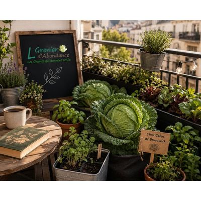 Graines De Chou Cabus 'Marché De Copenhague' - Variété Ancienne Rustique - Lot De 100 Graines