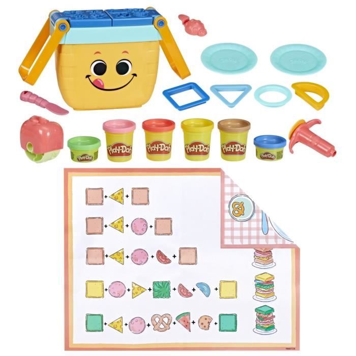 Coffret découverte Play-Doh : Pique-nique des formes - N/A - 25.55