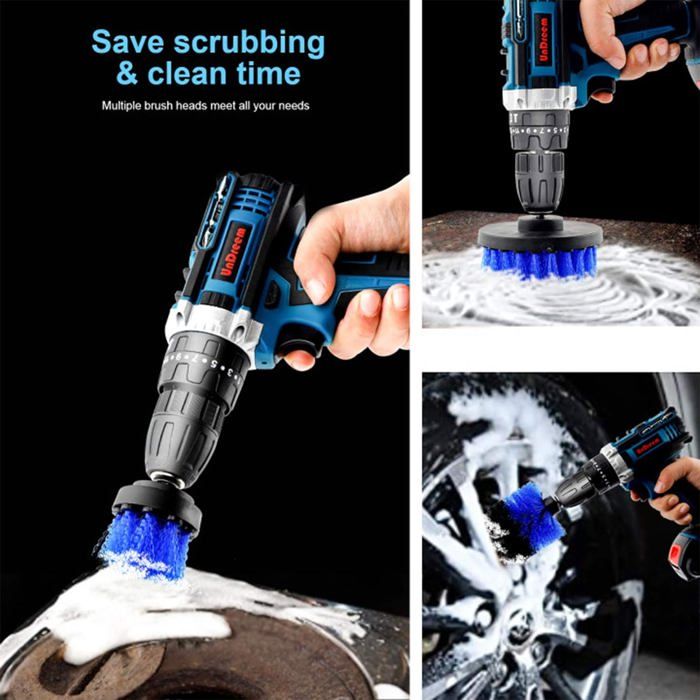 Perceuse-visseuse Sans Fil 21V Brushless - 2 Batteries 2.0Ah, 80 Nm Max, 3 Fonctions, Lumière LED, 20+3 Positions Couple