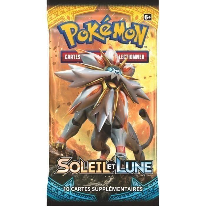 Booster POKEMON Soleil et Lune 1 10 cartes ASMODEE Cdiscount Jeux Jouets