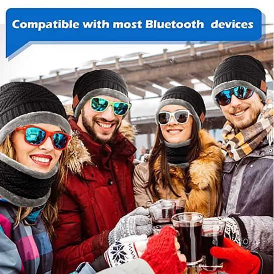 Idee Cadeau Homme Bonnet Bluetooth - Cadeau Noel Femme Papa Utile Bonnet  Connecte Ecouteur Bluetooth,Musique Running Sport Ski - Cdiscount  Prêt-à-Porter