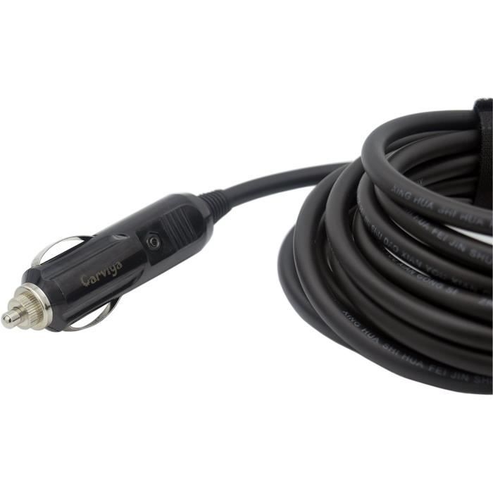 Rallonge Allume-Cigare 3FT (12V-24V) Avec Fusible 15A - Câble Puissant 17AWG Pour Pompe à Air, GPS, Glacière... | Universelle Voiture - 4