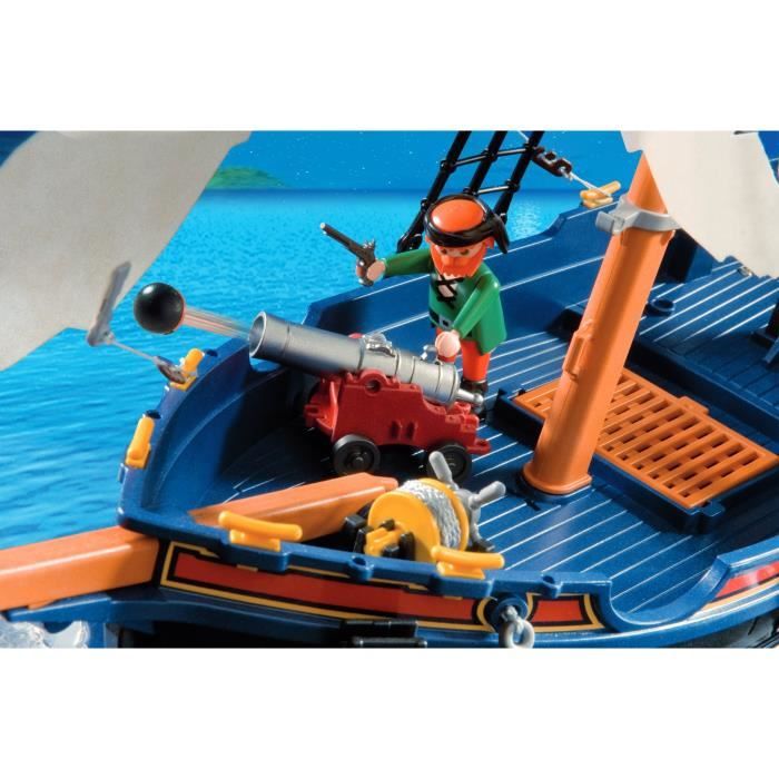 Boulet De Canon En Bois Playmobil - Accessoire Pour Bateau Pirate - Occasion Bon état
