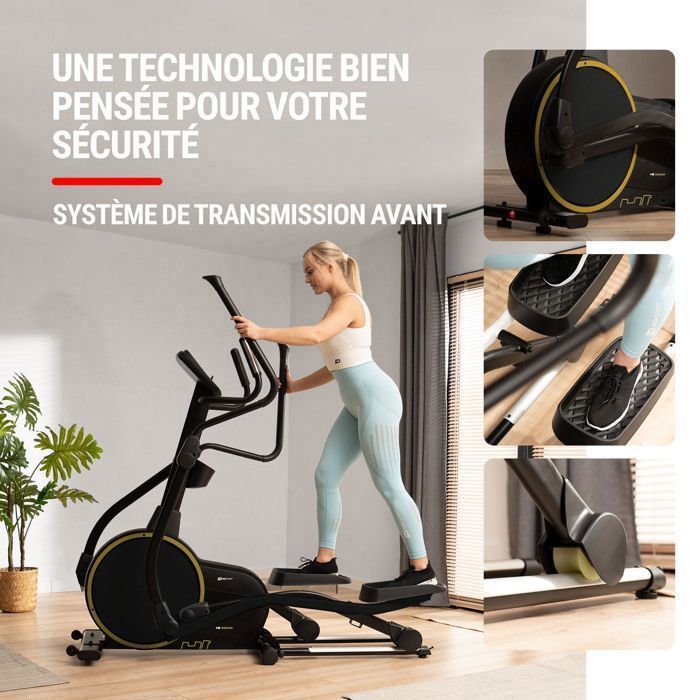 Helix Comfort vélo elliptique Kinomap seuil bas volant d'inertie 12 kg Helix Confort - 12 kg
