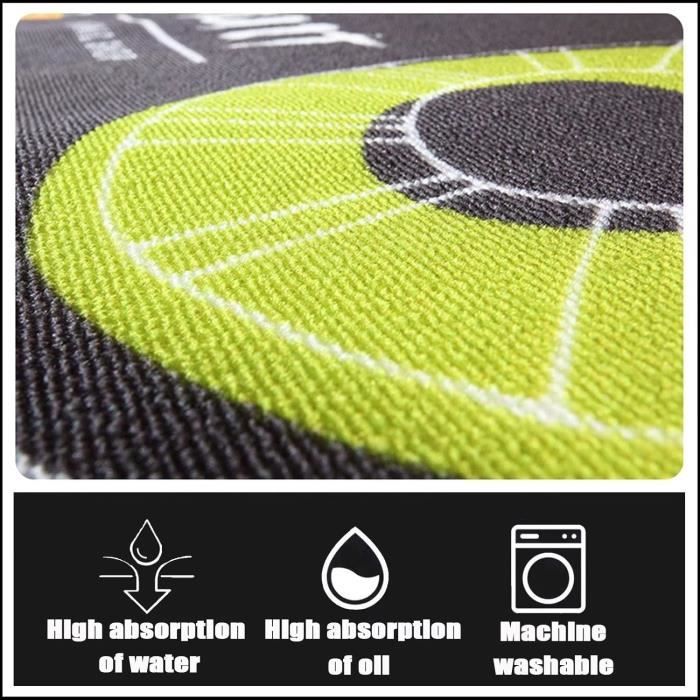 Tapis Couloir Cekene 80x300cm - Antidérapant, Lavable, Ultra Doux Pour Entrée Ou Cuisine