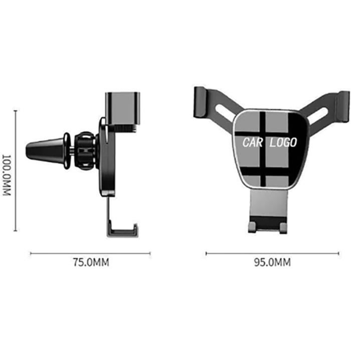 Support Métal Pour Téléphone Portable/tablette - Design 'Devil', Compact Et Flexible