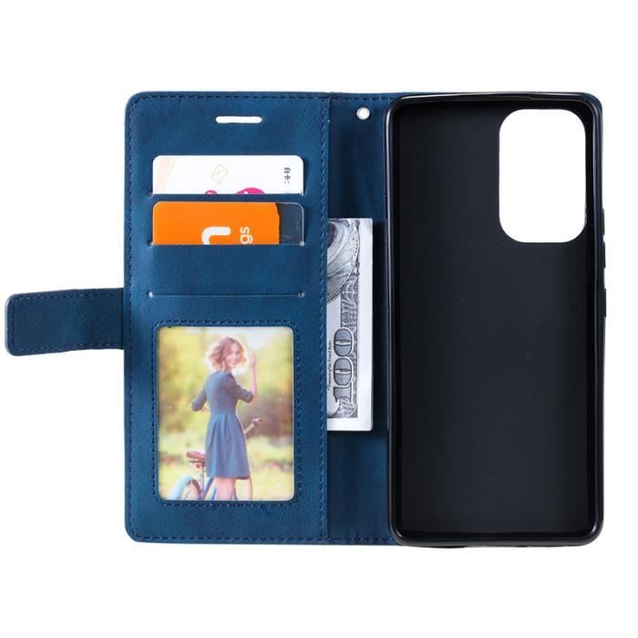 Coque Pour Samsung Galaxy A33 5G Etui Bleu Housse Téléphone
