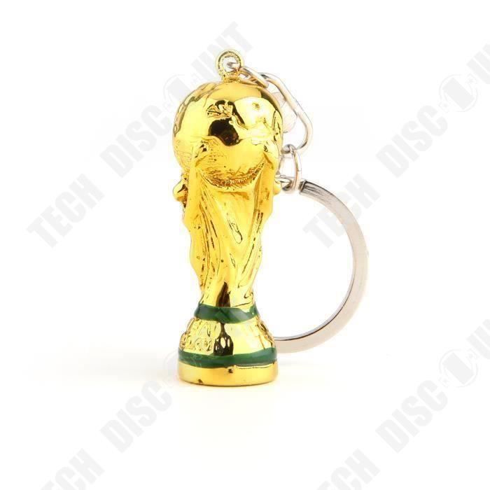 0€08 sur Porte-clés Trophée de la Coupe du Monde de la FIFA Football  FONGWAN FIFA World Cup Trophy Souvenir - Or vert - Porte clef - Achat &  prix
