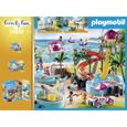 PLAYMOBIL - 70610 - Piscine avec jet d'eau en plastique pour enfants de 4 ans et plus-4