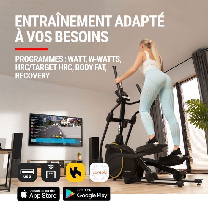 Test Du Vélo Elliptique Sportstech CX700 : Technologie LED Et 12 Programmes