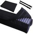 Protection portable pour tuyau de climatiseur mobile – 150 × 53 cm – Avec 2 bandes élastiques ajustables – Housse réglable pour usag