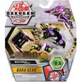 Bakugan Ultra : Armored Alliance - Gillator + Baku-Gear + Carte - Boule Noire - Figurine Deluxe - Jouet Garcon-0