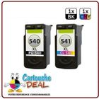 CARTOUCHE DEAL CANON PG-540 CL-541 : Lot 2 Cartouches Encre compatible pour Pixma MG3200 MG3250 MG3500 MG3550 MG4150 MG4250 PG540 CL541