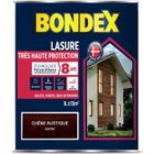 BONDEX Lasure Haute protection 8 ans - Chêne Rustique Satin, 1L