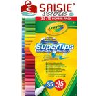 CRAYOLA CREATIONS Crayola Supertips 35+15 feutres à dessiner lavables