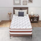 YIDATONG Matelas 90x190 cm - très épais 26 cm-Mousse Mémoire de Forme et Ressorts Ensachés 8 Zones - Fermeté H3 - Oeko-Tex