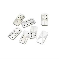 Iron & Glory Mini jeu de dominos - Jeux de dominos avec 28 pièces, jeux de société pour cadeau de voyage avec boîte en a IAGP