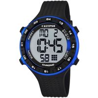 Calypso Watches - K5663/2 - Montre Homme - Quartz - Digitale - Alarme - Bracelet Plastique Noir