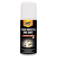 FURY ONE SHOT : acariens, les insectes rampants (cafards, araignées, puces, fourmis, punaises, etc.) et volants (mouches,