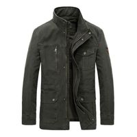 Veste Bomber Homme Légère Mi-saison – Grande Taille, Zippée, Style Décontracté Sport Chic