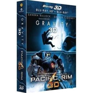 BLU-RAY FILM Blu-ray 3D Pack Gravity 3D + Pacific Rim 3D