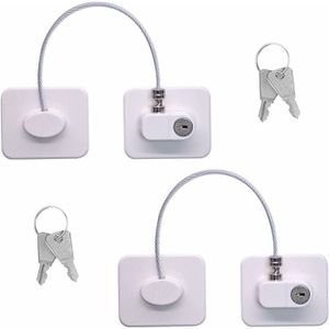 Sécurite Fenêtre Enfant, 4pcs Entrebâilleur De Fenêtre Pvc Sans Percer