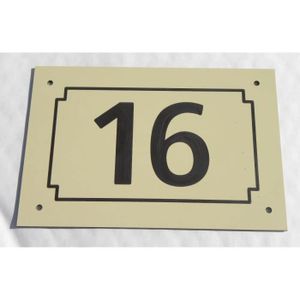 Plaques de numéro de maison personnalisables en couleur et originales