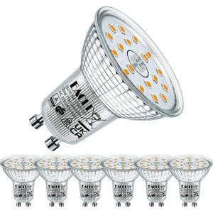 AMPOULE - LED Ampoules LED GU10 Blanc Chaud Source de lumière 6W